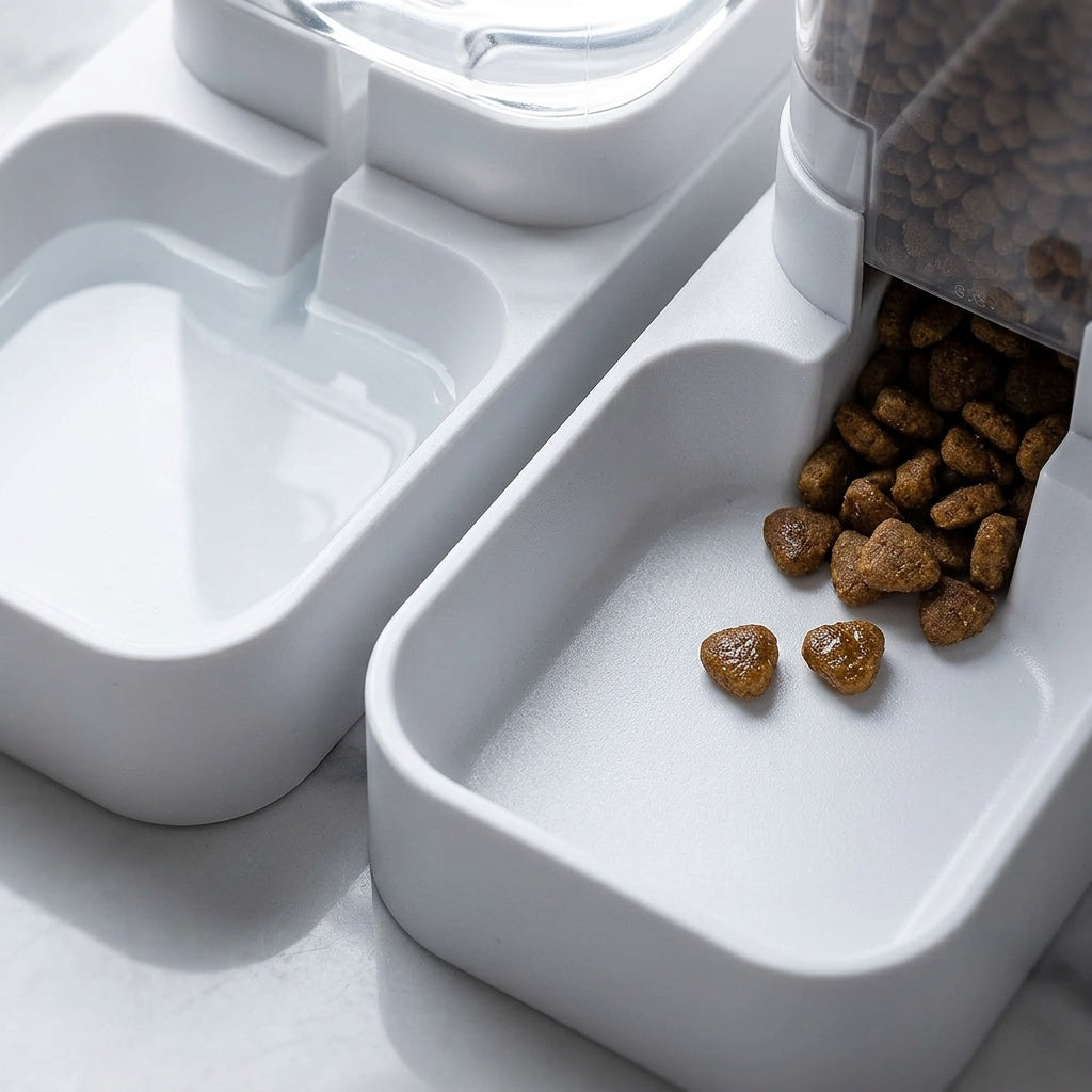 Automatic Pet Feeder and Water Dispenser