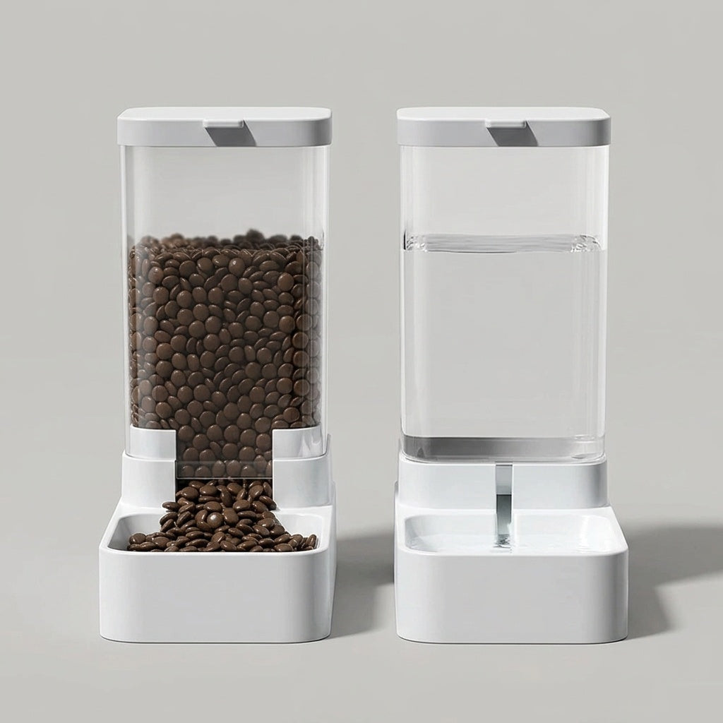Automatic Pet Feeder and Water Dispenser